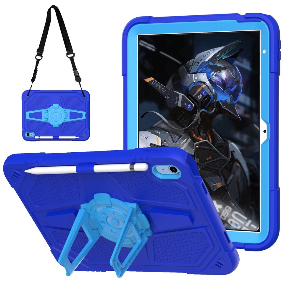 For iPad 10.2 9th Gen Air 4 5 Pro 11 1st 2nd 3rd 4th Gen Armor Rubber