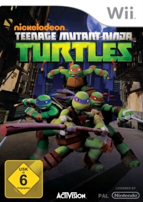 Nintendo Wii Spiel - Nickelodeon Teenage Mutant Ninja Turtles DEUTSCH mit OVP