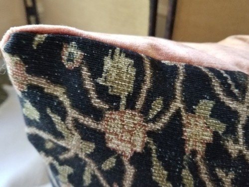 Ralph Lauren Canonbury Tapestry Ebony Woven Cotton Custom Pillow Cover - Picture 5 of 11