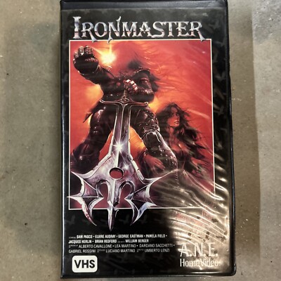 Ironmaster Rare Sci Fi Clamshell VHS  Umberto Lenzi Italian Exploitation