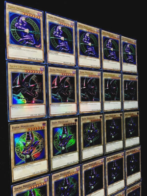  YUGIOH 100 CARDS LOT   DARK MAGICIAN   HOLOS   SECRET & ULTRA RARES   NM  