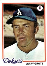 1978 Topps Baseball 464 Jerry Grote Los Angeles Dodgers