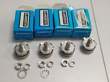 CLAROSTAT 43C2-10K POTENTIOMETER (LOT OF 4)