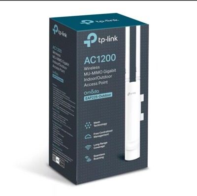TP-Link EAP225-Outdoor AC1200 WiFi Gigabit Indoor/Outdoor Wireless Access Point
