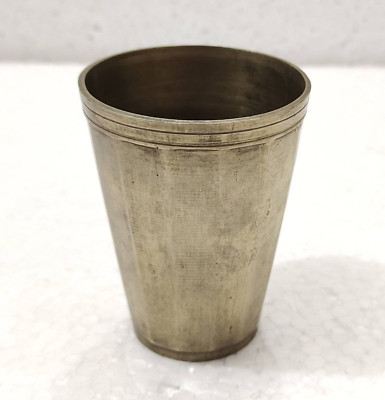 Vintage Handicrafts-Beautiful Brass Handmade Glass Of One Quantity #BRS-033