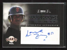 2007 TriStar Prospects Plus #FH-WF Wendell Fairley Farm Hands Auto  (H)