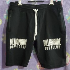       Billionaire Boys Club Zip Pocket Lounge Sweat Shorts Black Men's Size XXL