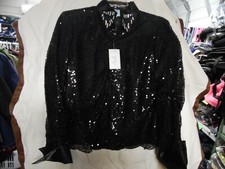 Rhc Equestrian Show Shrt Jacket Black Sequins