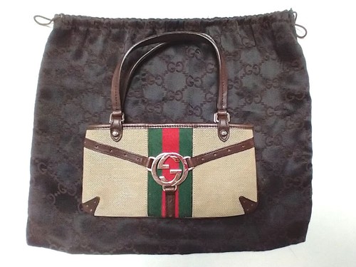 GUCCI VINTAGE redini Pochette Mini Borsa Tote GG Monogramma Rosso Verde  Polvere Sacchetto | eBay