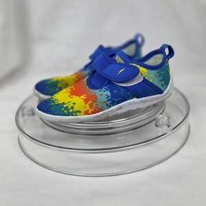 Speedo Printed Shore Explorer Surf Water Shoes Kids Size XL Blue Logo Round Toe