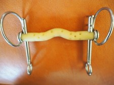 Flötenstange 13,5cm wie Pessoa Flötengebiss Kandare Pelham Luftkopper Stange Zun