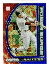 Jordan Westburg 2020 Panini Prizm Draft POWER SURGE BLUE MOJO Orioles