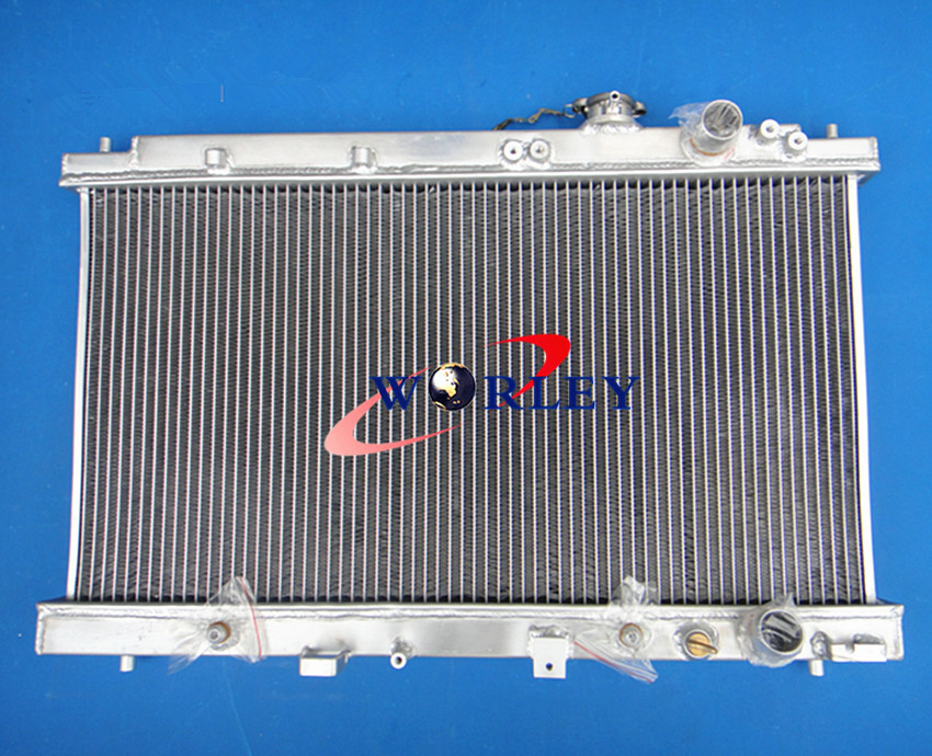 Aluminum Radiator FOR Honda Integra Acura DC2 B18 GSR RS LS 1994-2001 ...