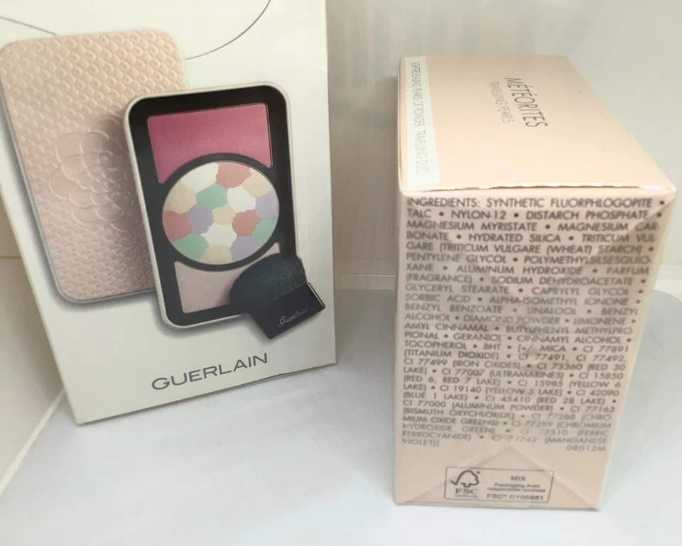 GUERLAIN METEORITES MY PALETT #2 POLVO REVELADOR DE LUZ + RUBOR + RESALTADO + JUEGO DÚO Foto 4 de 4