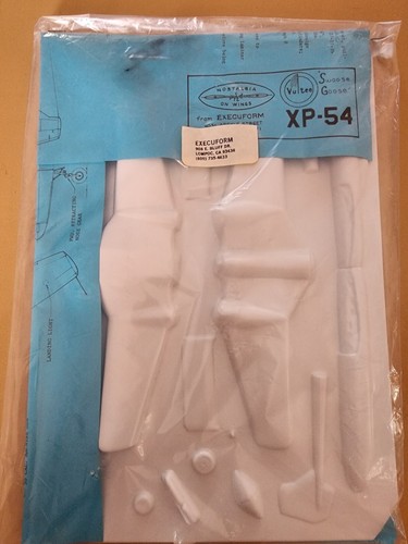 Execuform Vultee XP-54 "Swoose Goose" USAAF Proto Fighter - 1/72 Vacuform Kit