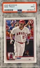 2020 Bowman Topps MIKE TROUT #1 PSA 9 MINT - ANGELS MVP - SHARP CARD!! QTY