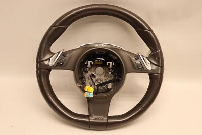 2010-2016 PORSCHE PANAMERA DRIVER STEERING WHEEL MULTIFUNCTION LEATHER OEM
