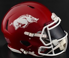 ARKANSAS RAZORBACKS NCAA Riddell Speed Full Size AUTHENTIC Football Helmet