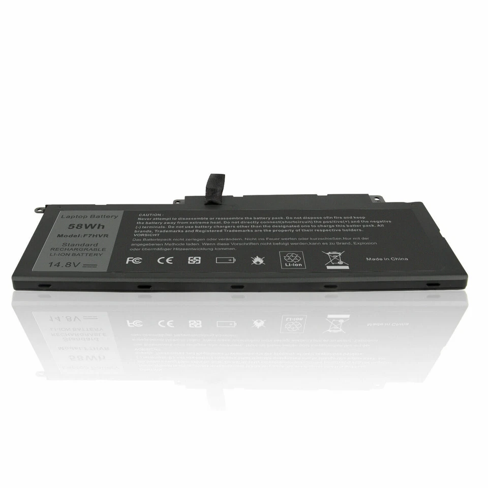 Bateria 58Wh-14.8V F7HVR para Dell Inspiron 17 7000 7737 7746 14 15 15r 5545 rápida - Imagem 3 de 4