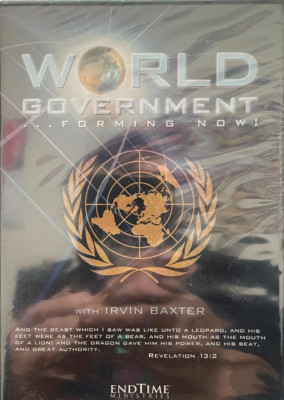 World Government Forming Now EndTime Ministries NEW Sealed DVD Irvin Baxter