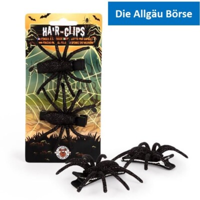 Trendhaus 963888 ZZ Haarklammer Spinne 2er Set Halloween Neu OVP
