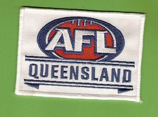 #D514.   AFL QUEENSLAND  AUSTRALIAN RULES FOOTBALL  CLOTH  PATCH