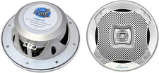 Lanzar 6.5 Dual Waterproof Marine Speakers - 400W 4Ohm Outdoor Car/Boat Radio S