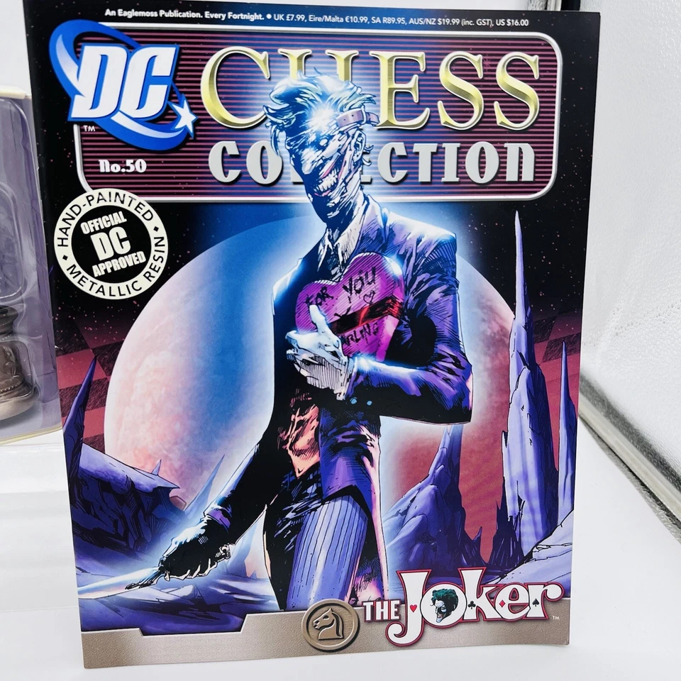 Figura con cargador Eaglemoss DC The Joker #50 COLECCIÓN AJEDREZ Foto 2 de 4