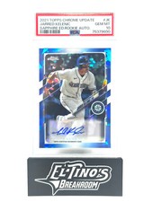JARRED KELENIC 2021 Topps Chrome Sapphire #RA-JK RC Auto PSA 10 MARINERS