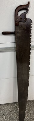 DWN Vintage 54  Henry Disston & Sons Warranted Cast Steel Crosscut Hand Saw