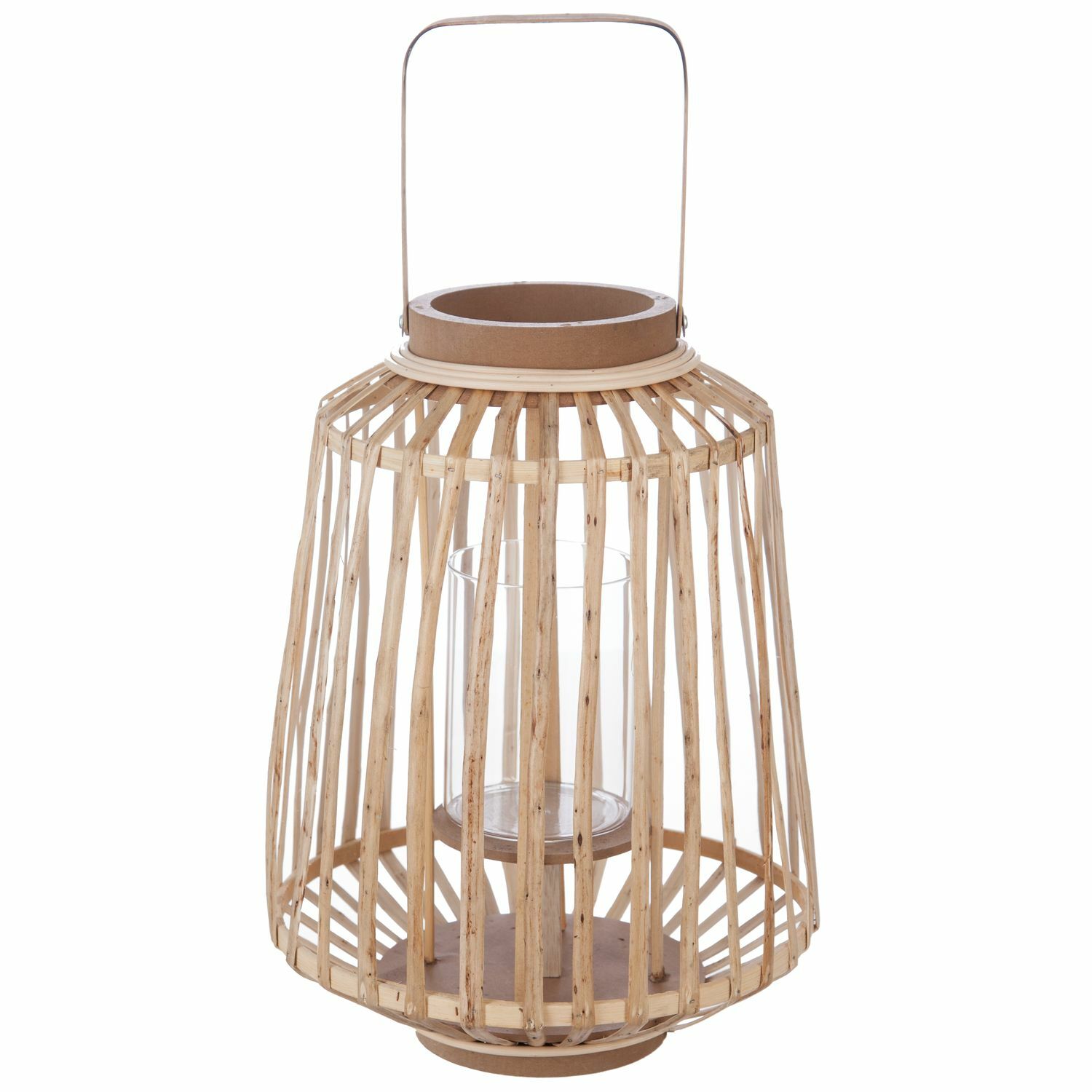 Lanterne en rotin Atmosphera Mood eliminez la lumiere agressive du salon beige