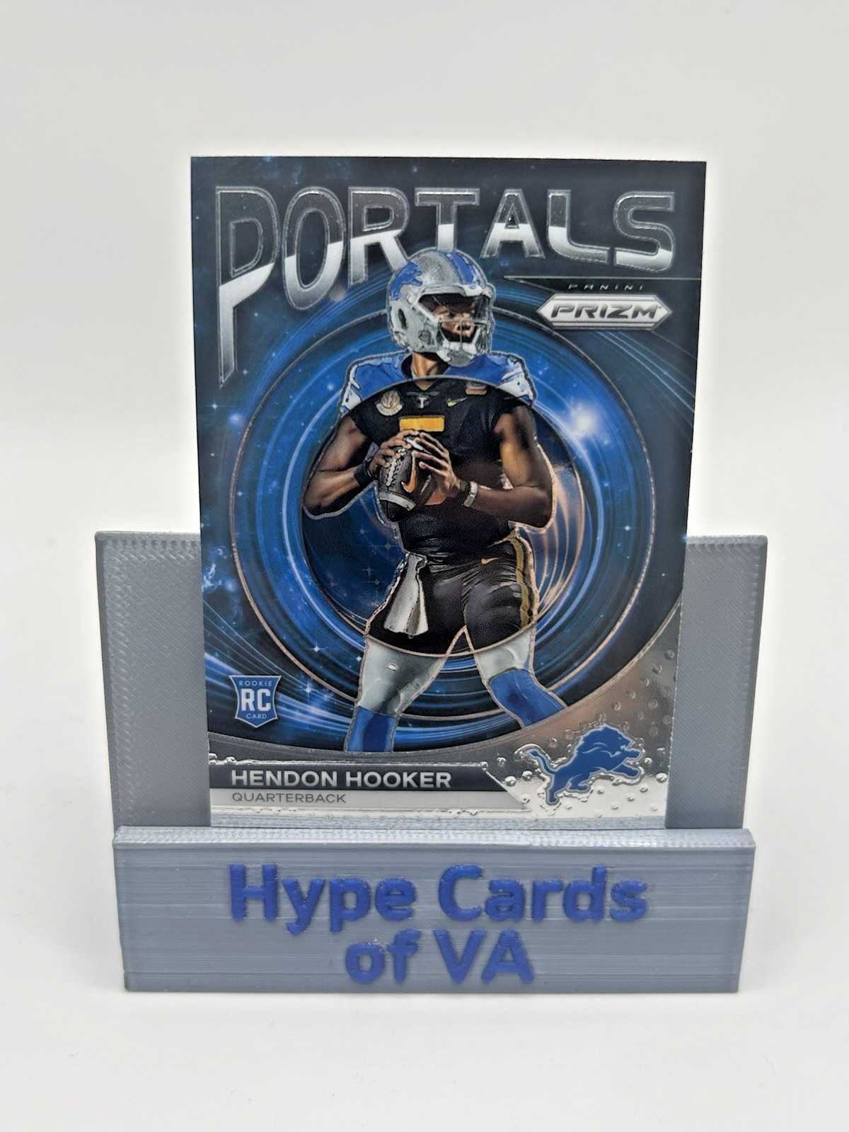 HENDON HOOKER 2023 Panini Prizm Football Portals Rookie Card RC #PO-2 Lions