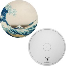 12-Inch Turntable Slipmat  Anti-Static Felt Platter Mat Japan Great Wave , 3mm
