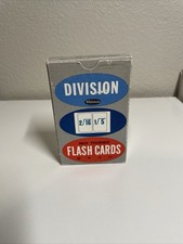 Vintage Division Whitman Help Yourself Flash Cards Two-Sided, full set