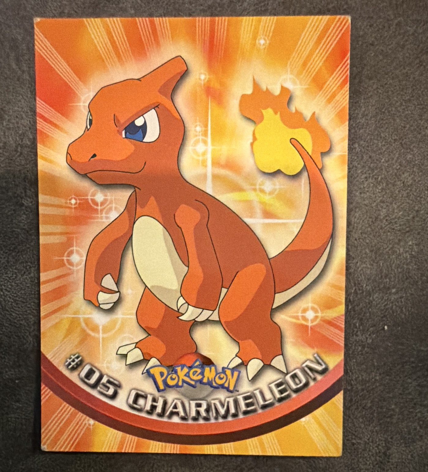 Topps Charmeleon #05 Pokemon Topps TV Animation Non-Holo Regular Common Fire EN