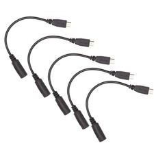 5PCS DC 5.5 x 2.1mm Female to Micro USB Connector Adapter 5V Power Cable USB ...