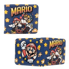 Super Mario Bros. - Mario Kart 4.5" Bi-Fold Wallet NEW Credit Card Billfold