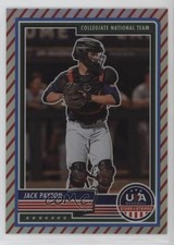 2023 Panini USA Baseball Stars & Stripes Stripes Prizm Jack Payton #79 ff8