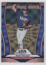 2020 Panini Donruss American Pride Blue /249 Nick Frasso Stephen Strasburg 01wi