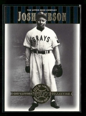 Josh Gibson 2001 Upper Deck Hall of Famers #32 Pittsburgh Crawfords