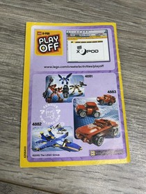 LEGO X-Pod 4338 Instruction Manual Booklet 2005 Illustrated Vintage Set Guide