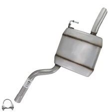 Stainless Steel Exhaust Rear Muffler fits: 2012-2014 Volkswagen Passat 2.5L