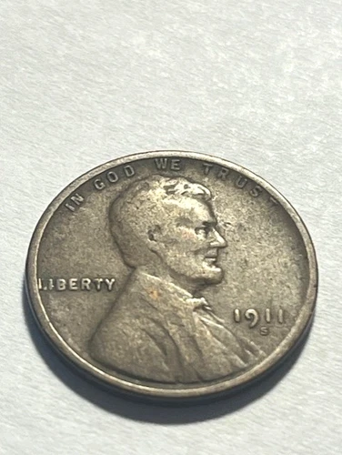 1911-S Lincoln Wheat Cent/Fine #10049