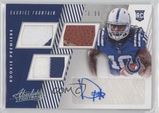 2018 Panini Absolute Spectrum 76/99 Daurice Fountain #183 Auto 3f2
