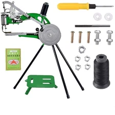 Shoe Repair Machine Hand Cobbler Sewing Machine dual Cotton Nylon Line Sewing...