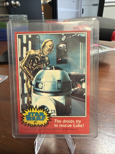 1977 Topps Star Wars #78 Droids to the rescue! — TAG (grade unconfirmed)