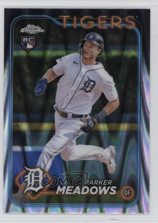 2024 Topps Chrome RayWave Refractor Parker Meadows #271 00li
