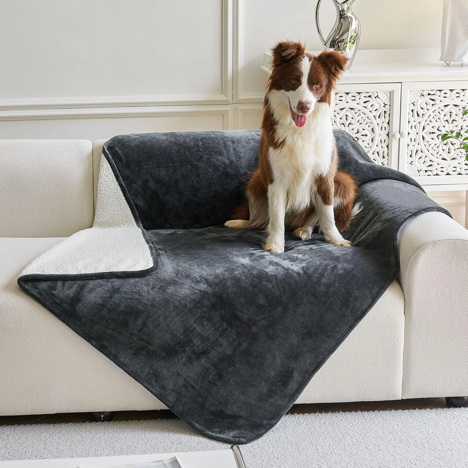 Waterproof Dog Blanket Pet Throw for Dog Cat Puppy Couch Bed Furniture Protect