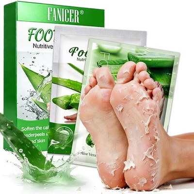 2 Paar Fußmaske, Hornhaut Socken für weiche Füße   Fussmaske effektiv