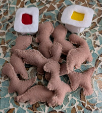 Felt Food Dinosaur Chicken Nuggets Fun Dipping Sauces Very Soft